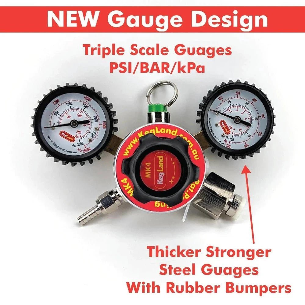 Type 30 - MK4 Regulator (6.5bar PRV & 100psi Gauge) - Distillery King Australia