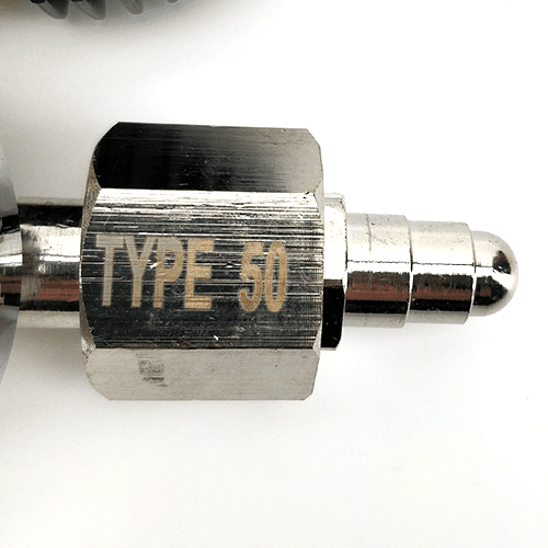 Type 50 nut and stem for nitrogen regulator