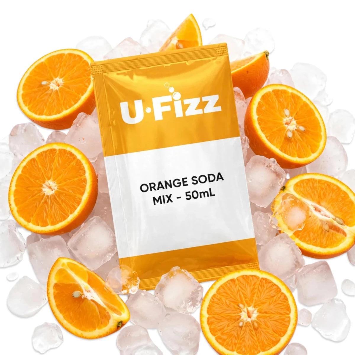 U-Fizz Natural Orange Soda Mix - 50mL makes 1L