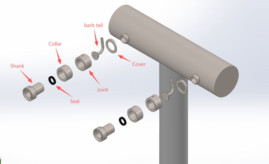 Ultra T FasTap quad 4 tap T-bar beer tower