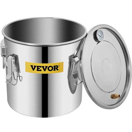 Vevor Alcohol Still 19L Stainless Steel Water Alcohol Essential Oils Distiller Copper Tube Home Brewing Kit Build-in Thermometer - Distillery King Australia