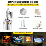Vevor Alcohol Still 70L Distiller Distillery Kit Home Moonshine Still With Thermometer and Fermentation Tank for Alcohol & Essential Oil Distilling - Distillery King Australia