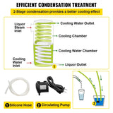 Vevor Alcohol Still 70L Distiller Distillery Kit Home Moonshine Still With Thermometer and Fermentation Tank for Alcohol & Essential Oil Distilling - Distillery King Australia