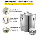 Vevor Alcohol Still 70L Distiller Distillery Kit Home Moonshine Still With Thermometer and Fermentation Tank for Alcohol & Essential Oil Distilling - Distillery King Australia
