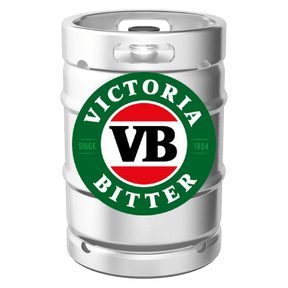 Victoria Bitter VB 50L stainless steel keg