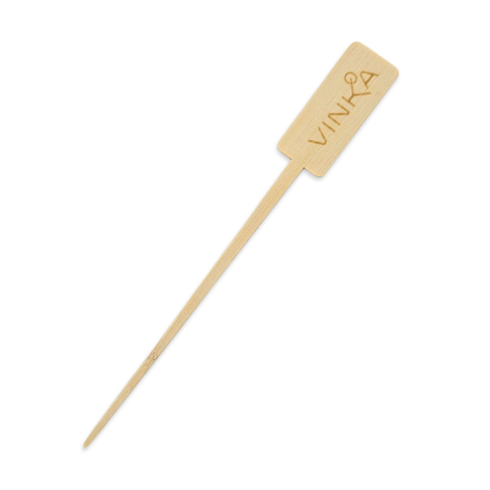VINKA bamboo swizzle sticks 50 pack