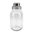 VINKA glass jar cocktail shaker with strainer lid