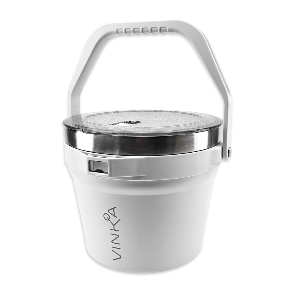 VINKA insulated ice bucket 7L Chalk White