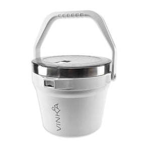VINKA insulated ice bucket 7L Chalk White