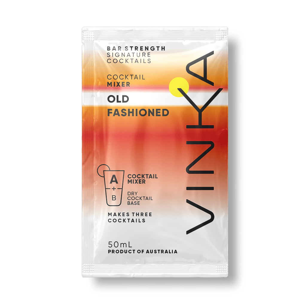 VINKA Old Fashioned cocktail mixer sachet
