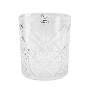 VINKA old fashioned low ball glass 340mL box of 4