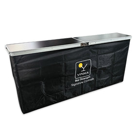 VINKA portable bar table 1980mm x 385mm x 890mm