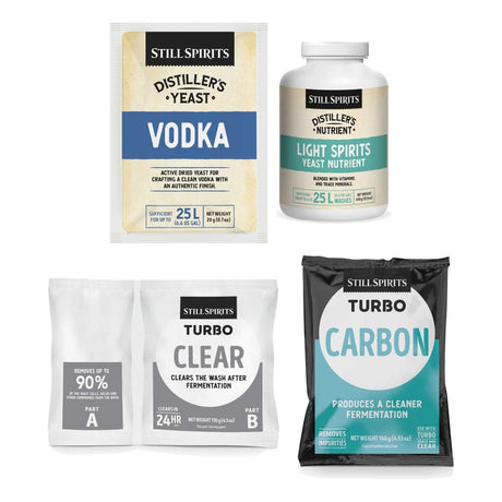 Vodka Distiller's Yeast Pack (to use with Sugar or Dextrose) - Distillery King Australia