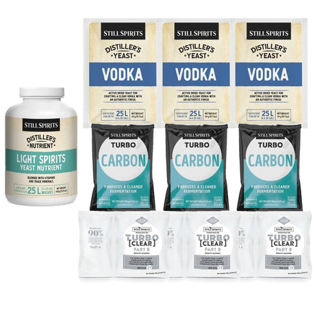 Vodka Distiller's Yeast Pack x3 (to use with Sugar or Dextrose) - Distillery King Australia