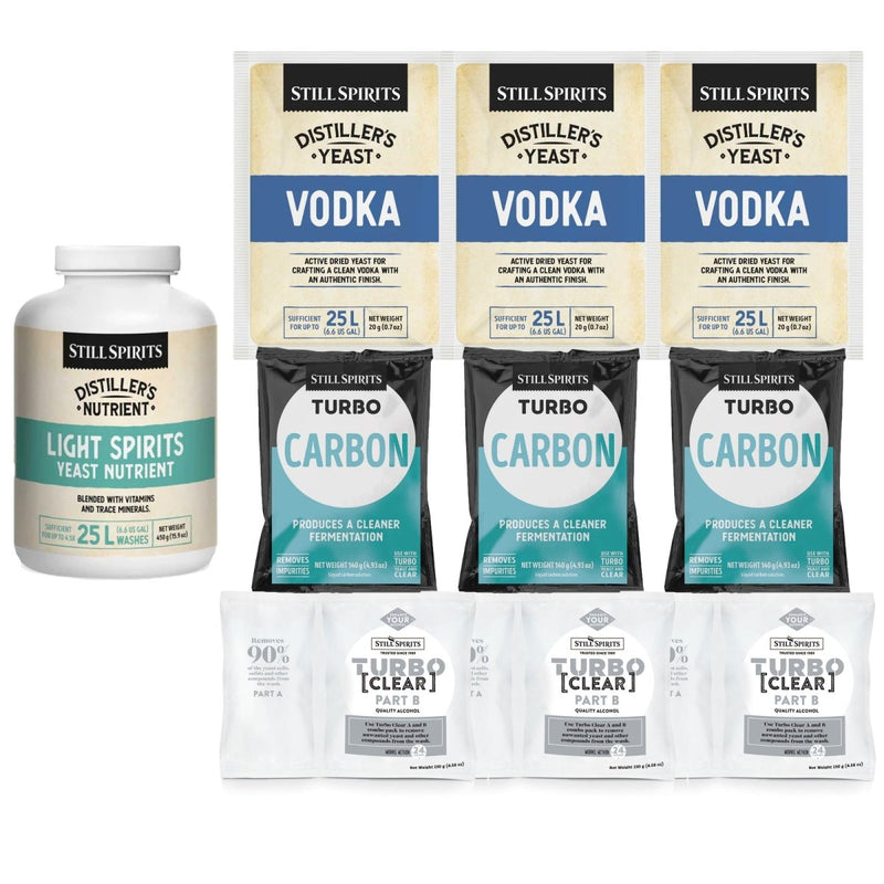 Vodka Distiller's Yeast Pack x3 (to use with Sugar or Dextrose) - Distillery King Australia