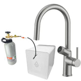 Zumi SpringWhat 6 in 1 Tap - Brushed Nickel - Includes CO2 Gas