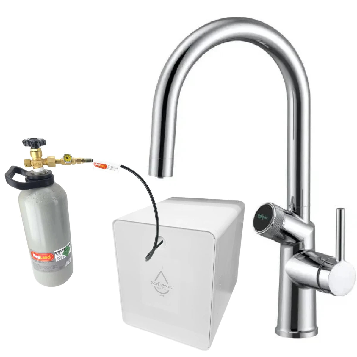 Zumi SpringWhat 6 in 1 Tap - Chrome - Includes CO2 Gas