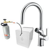 Zumi SpringWhat 6 in 1 Tap - Chrome - Includes CO2 Gas