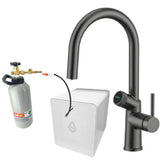 Zumi SpringWhat 6 in 1 Tap - Gunmetal - Includes CO2 Gas