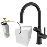 Zumi SpringWhat 6 in 1 Tap - Matte Black - Includes CO2 Gas