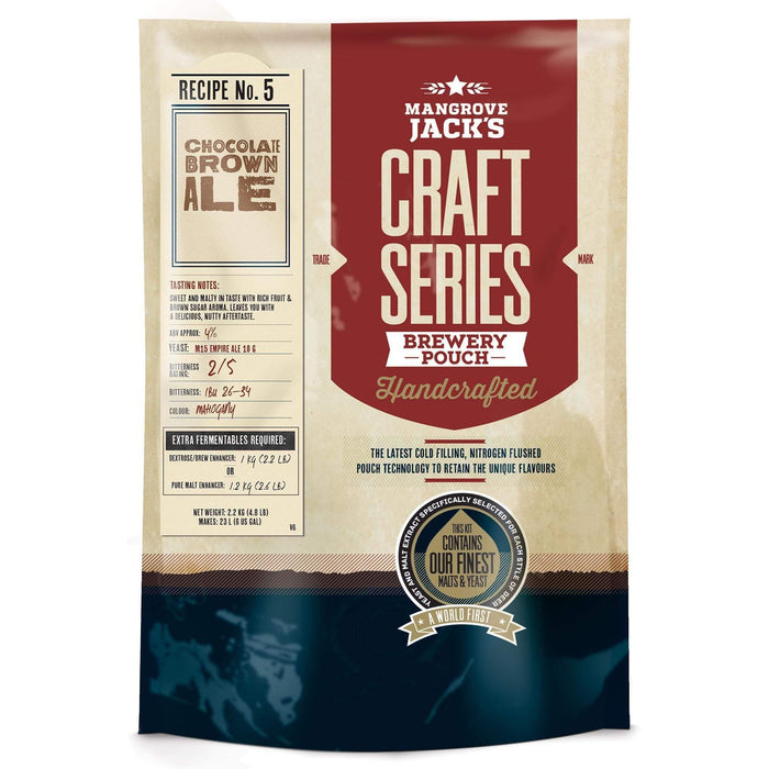 Mangrove Jacks Craft Series Chocolate Brown Ale Pouch (makes 23L)
