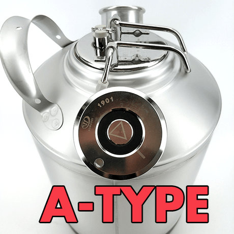 10L MKII Wash Out / Line Cleaning Keg with rubber base - Distillery King Australia