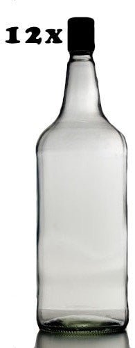 12x 1125mL Glass Bottles with Metal Caps - Distillery King Australia
