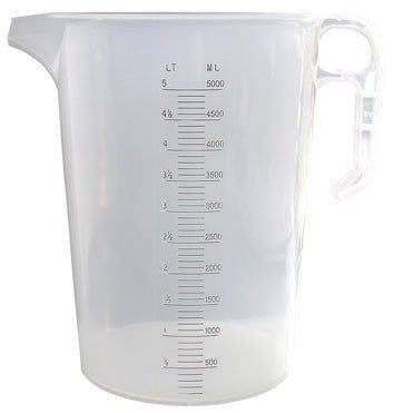 5L Measuring Jug/Collector - Plastic - Distillery King Australia