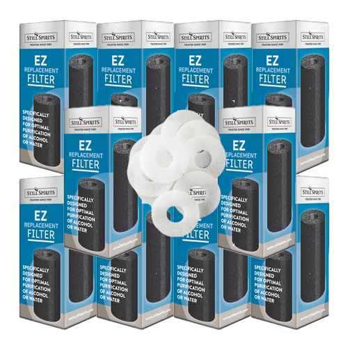 Still Spirits EZ Filter Carbon Cartridge replacements and washers x10