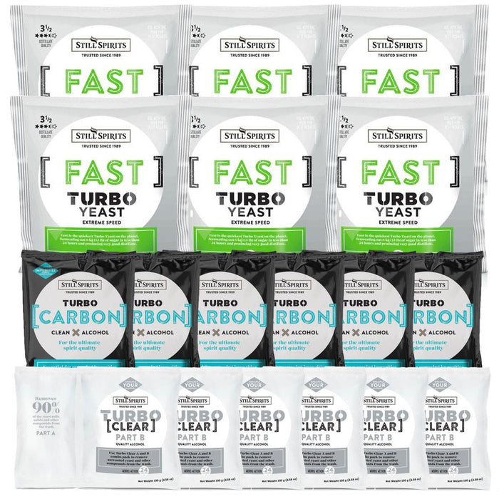 Still Spirits Fast Yeast, Carbon & Clear 6 Pack