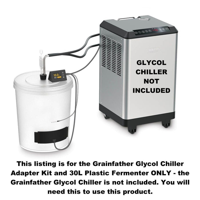 Grainfather Glycol Chiller Adapter Kit with 30L Total Volume Plastic Fermenter