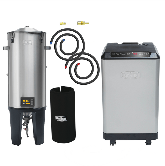 Grainfather Conical Fermenter PRO GF30 with Wireless Controller, Glycol Chiller GC4 & Conical Coat
