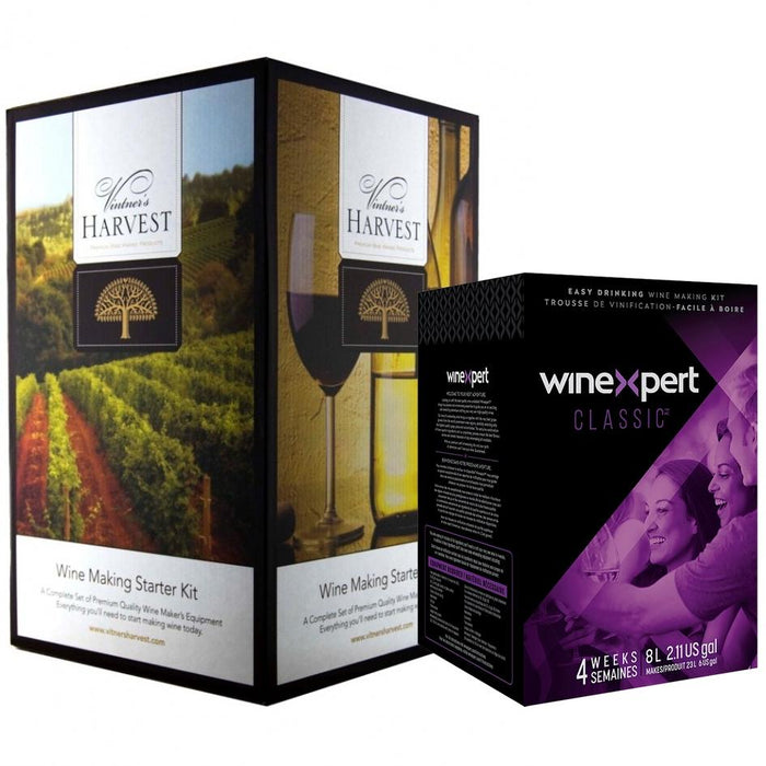 Vintners Harvest Home Winery Equipment with your choice of Wine Making Kit