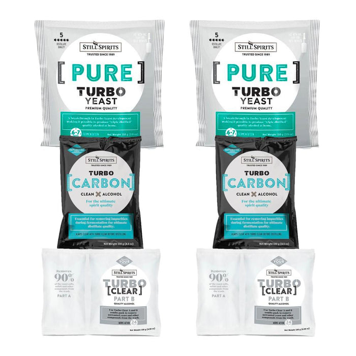 Still Spirits Pure Yeast, Carbon & Clear Double Pack