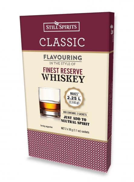 Still Spirits Classic Finest Reserve Whiskey Top Shelf Select Essence (2 x 1.125L Sachets)