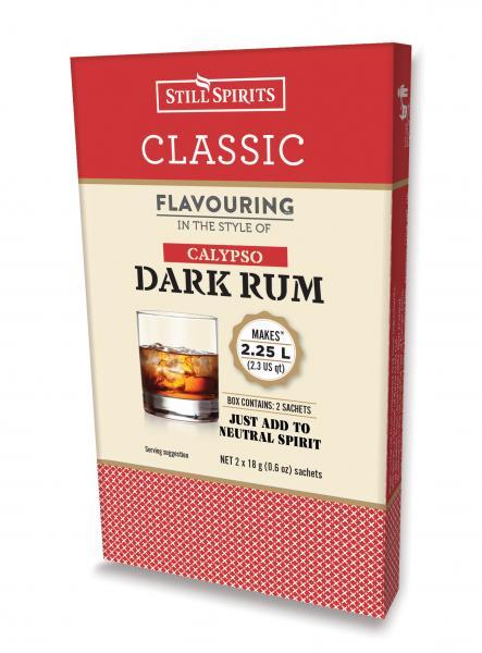 Still Spirits Classic Calypso Dark Rum Top Shelf Select Essence (2 x 1.125L Sachets)