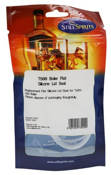 Flat Silicone Lid Seal for Turbo 500 / T500 / Mangrove Jacks Boiler / Stainless Steel Fermenter