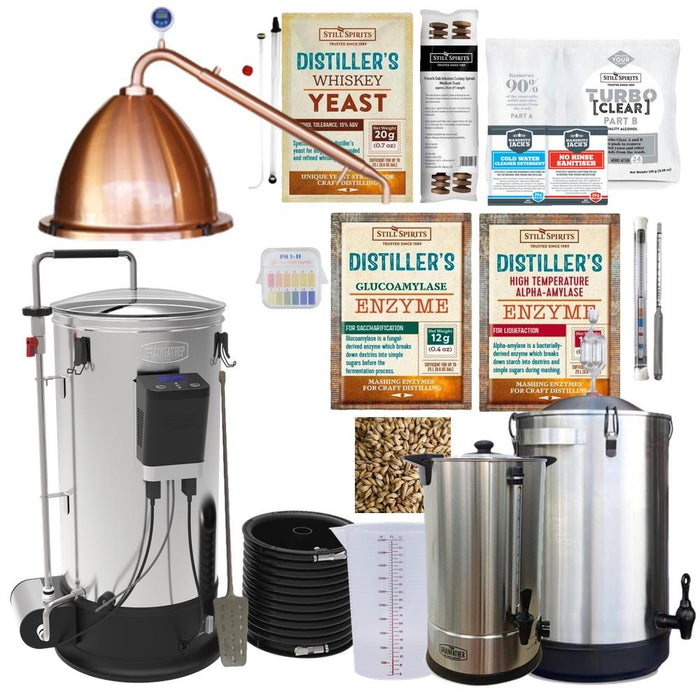WHISKEY DISTILLERY KIT Grainfather G30v3 + Copper Alembic Dome Top and Pot Condenser