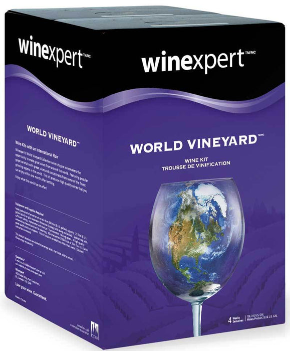 Wine Making Kit World Vineyard Australian Shiraz Makes 30 Bottles
