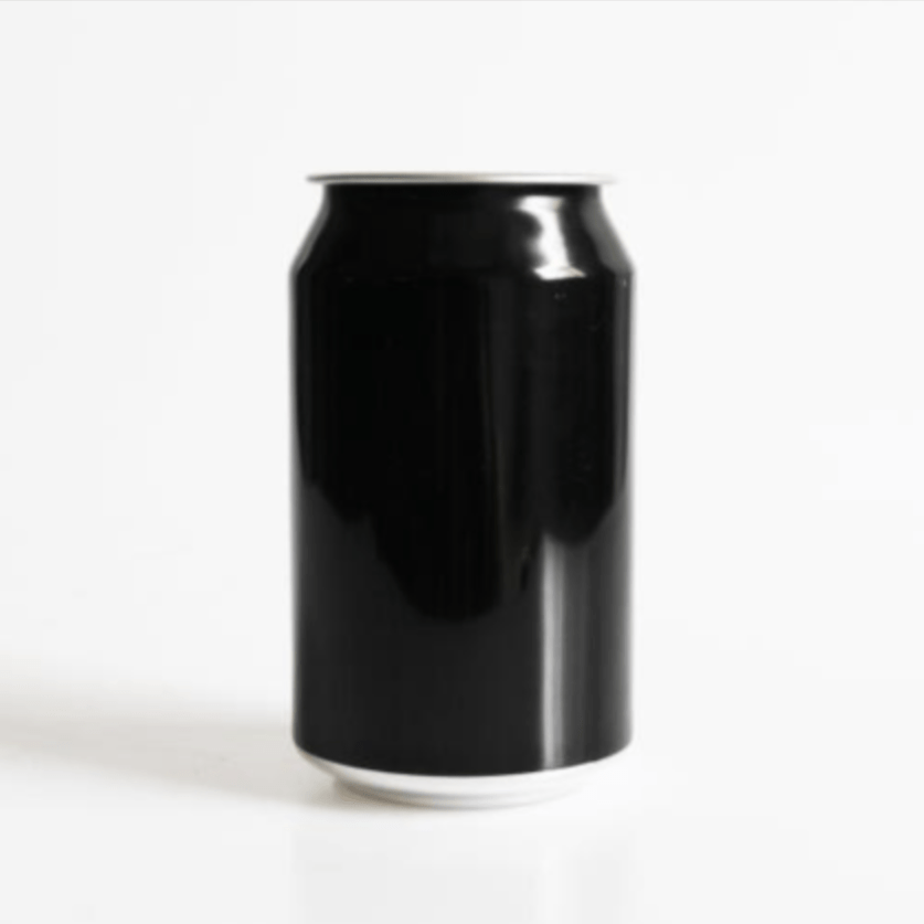Aluminium Disposable Beer Cans (Empty) - Black Skin With with B64 Lids (300 Units X 330mL) - Distillery King Australia