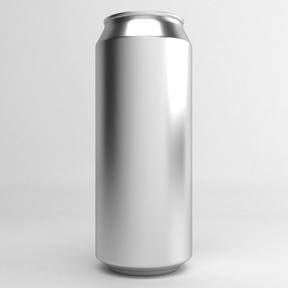 Aluminium Disposable Beer Cans (Empty) Silver Wide Mouth with B64 Lids - 207 Units x 500mL - Distillery King Australia