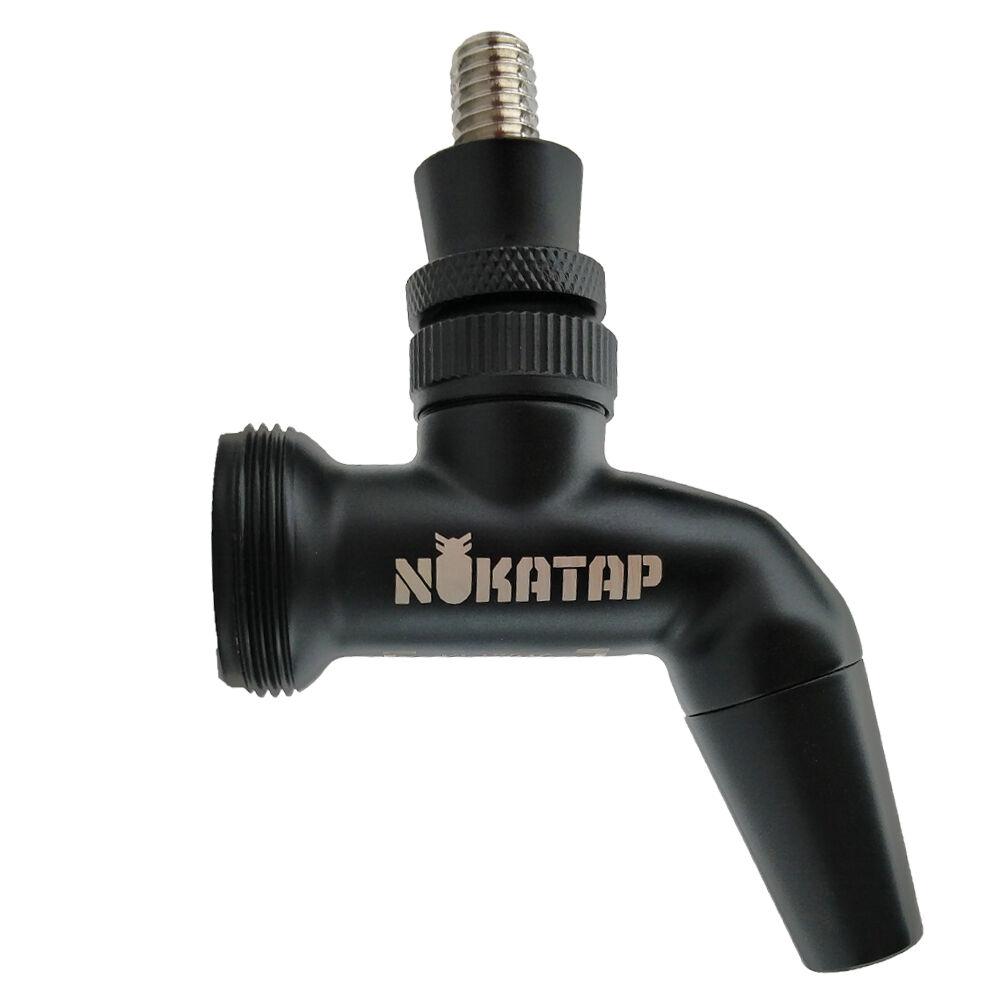 Black NUKATAP - Forward Sealing Kegerator Tap - Tap Only - Distillery King Australia