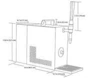 Carbotek Nitro Cool - Single Tap - Espresso Martini or Nitro Cold Brew Coffee or Nitro Beer - Distillery King Australia