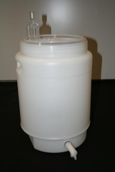 Carboy Fermenter 30L - Ampi Style with Tap and Airlock - Distillery King Australia