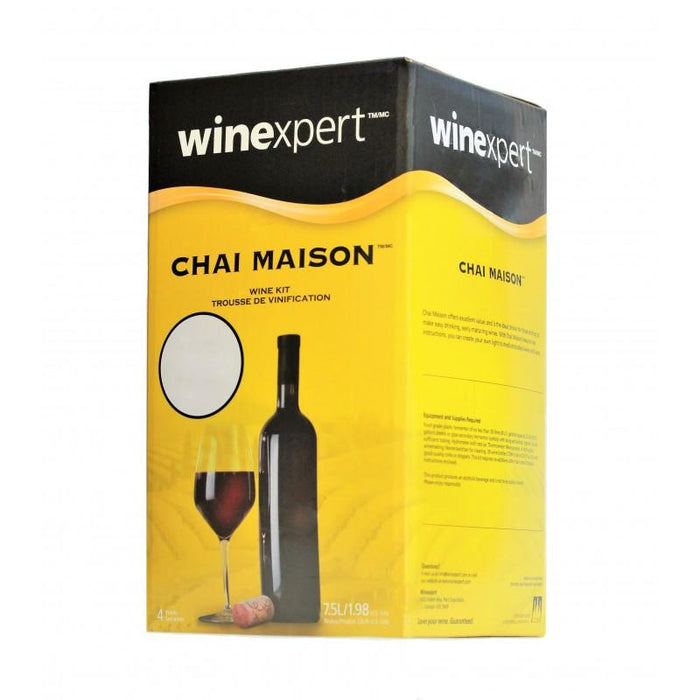 Wine Making Kit Chai Maison Merlot Makes 30 Bottles