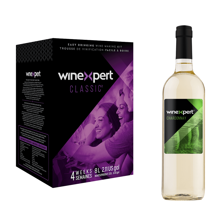 Classic Chardonnay, California, Wine Making Kit Makes 30 Bottles - Distillery King Australia