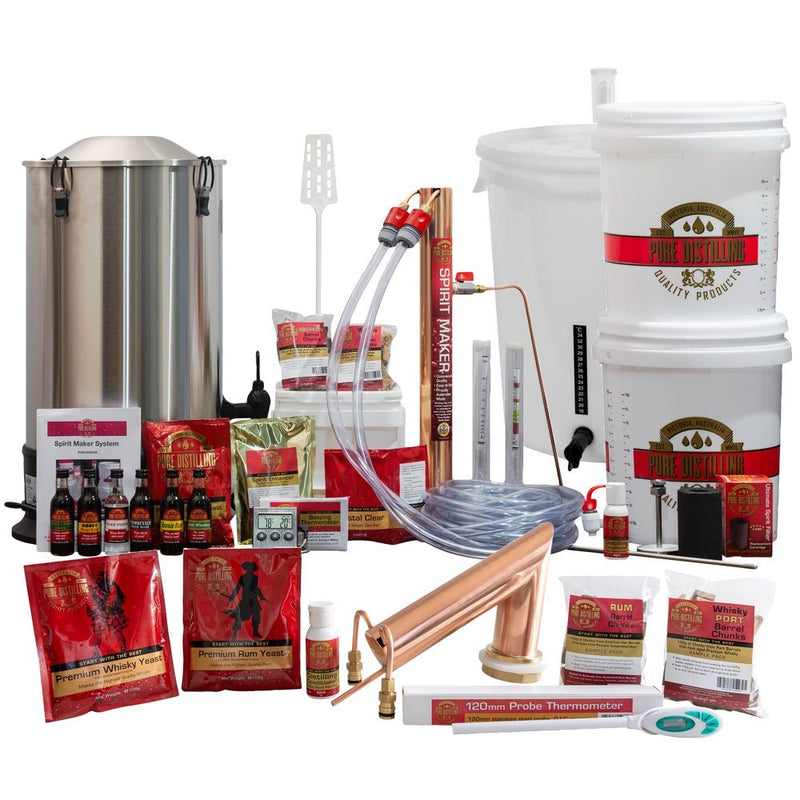 DELUXE STARTER KIT Spirit Maker REFLUX + POT Distillery Kit - Distillery King Australia