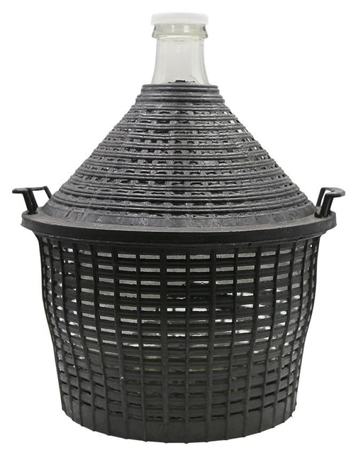 Demijohn 10L in Basket - Distillery King Australia