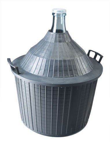 Demijohn 54L in Basket - Distillery King Australia