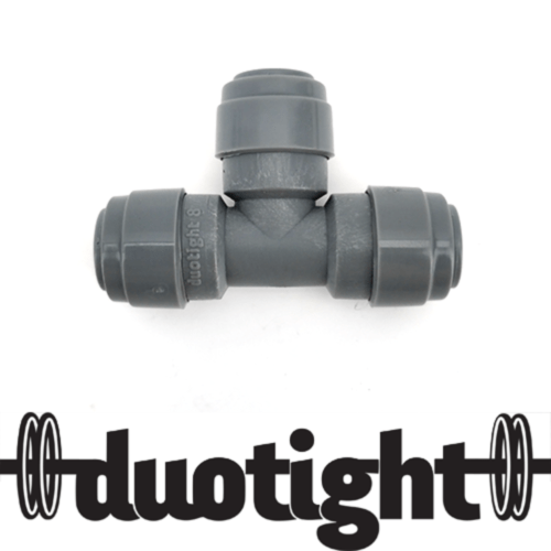 duotight – 8mm (5/16”) Female x 8mm (5/16”) Female Double Tee Piece - Distillery King Australia